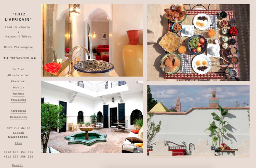 Riad Chez L'Africain Marrakesh Buitenkant foto